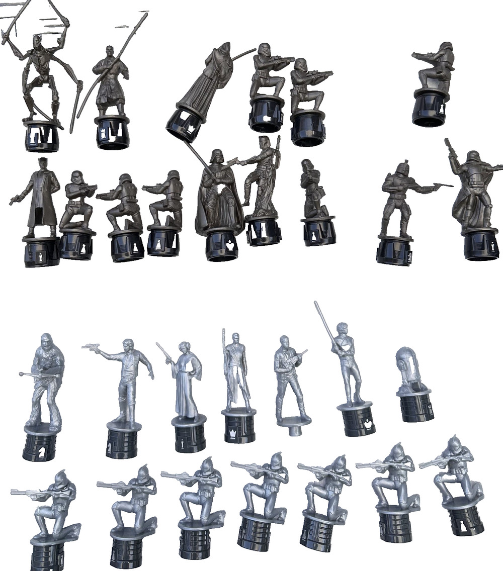 2014 Hasbro Star Wars Chess Figures 29 Pieces
